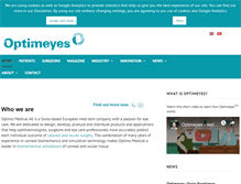 Tablet Screenshot of optimeyes.ch
